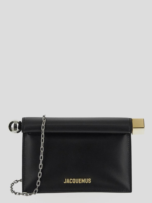 Rond Logo Leather Clutch Bag