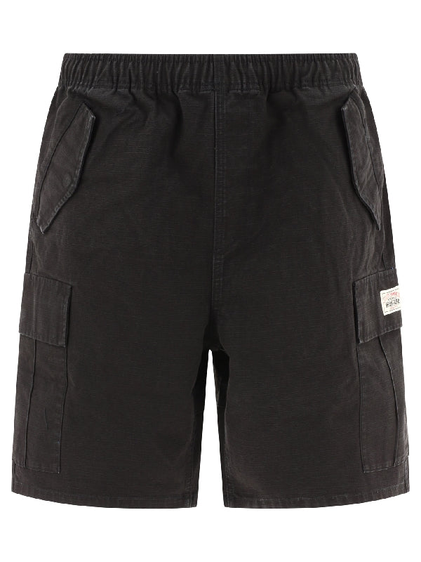 Logo Patch Cargo Pocket Shorts