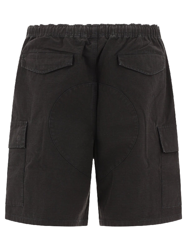 Logo Patch Cargo Pocket Shorts