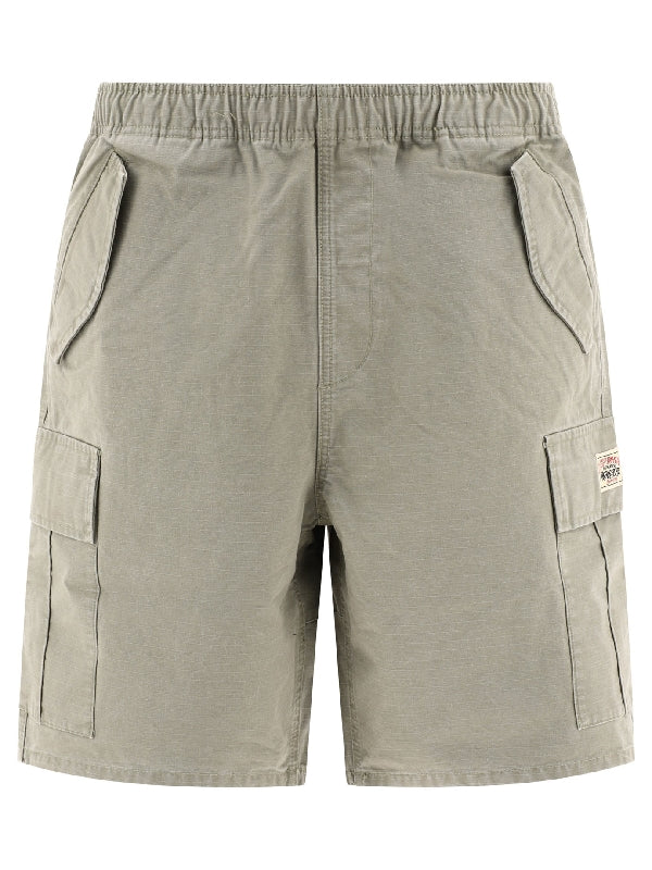 Logo Patch Cargo Pocket Shorts