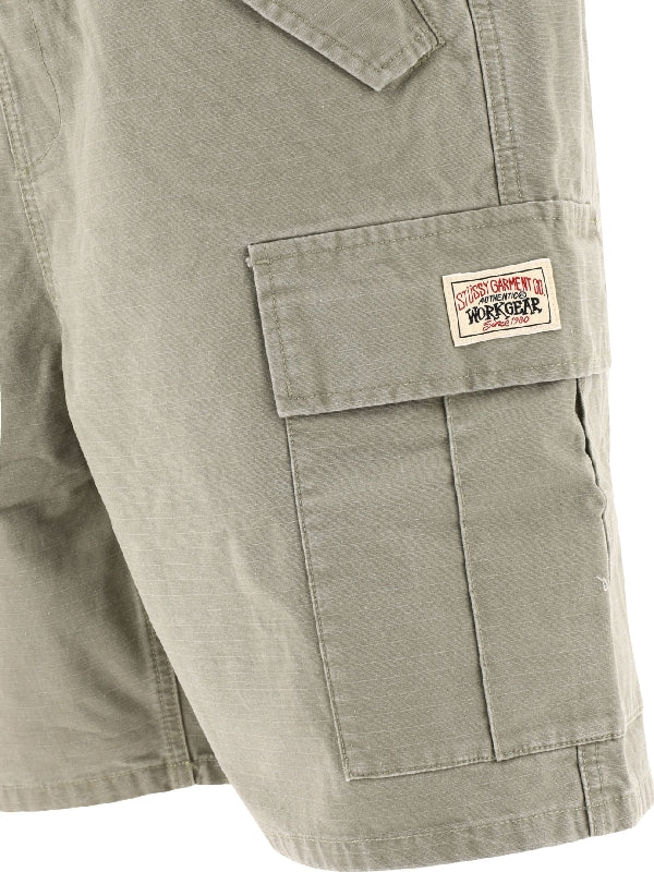 Logo Patch Cargo Pocket Shorts