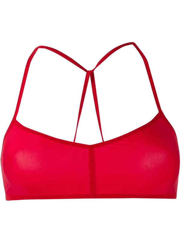 Red Strap Bra