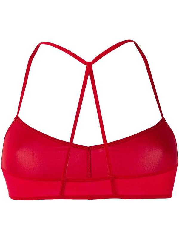 Red Strap Bra