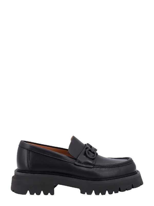 Black Gancini Chunky Sole Loafer