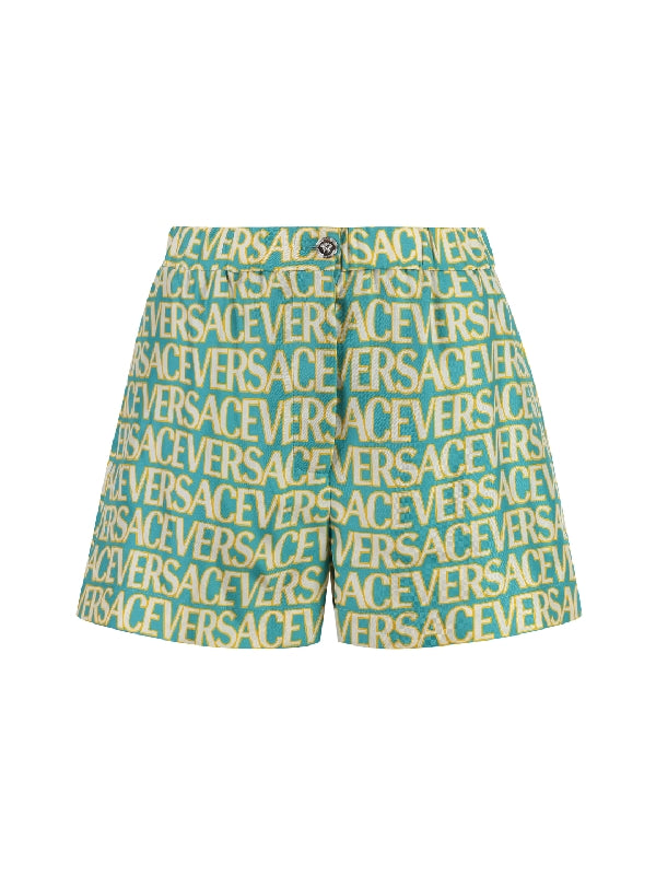 Allover Logo Silk Shorts