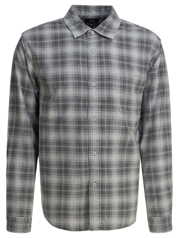 Stussy Grey Checked Shirts