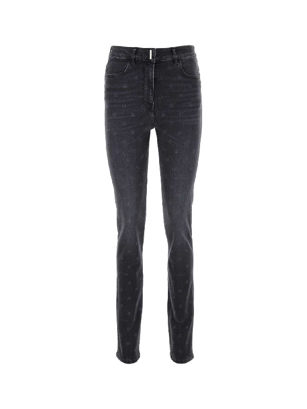 4g Motif Skinny Denim Pants