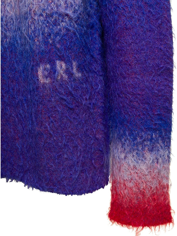 Gradient Mohair Wool Knit