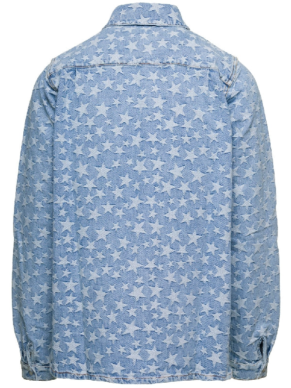 All-Over Star Denim Shirt