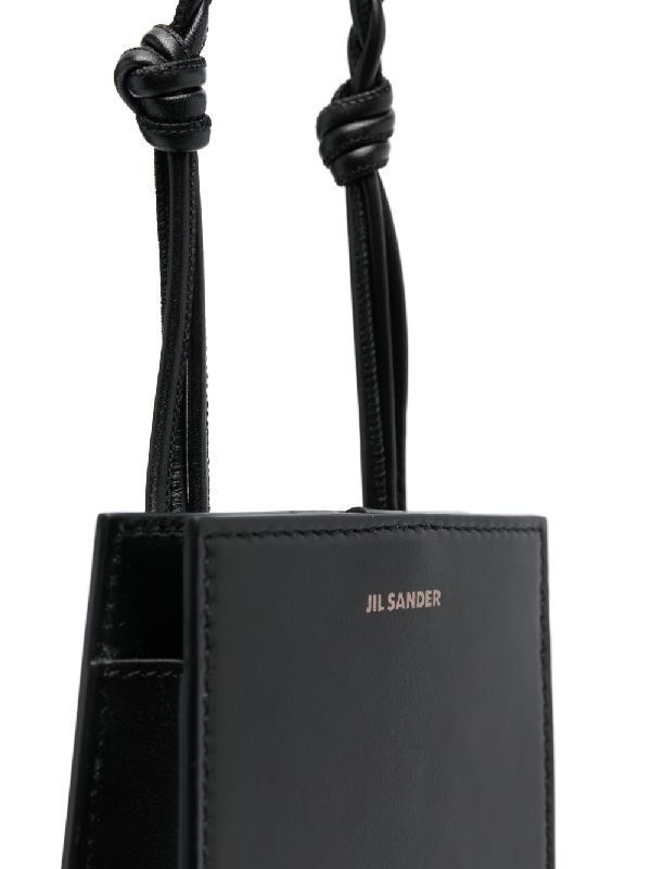 Black Calfskin Tangle Micro Bag