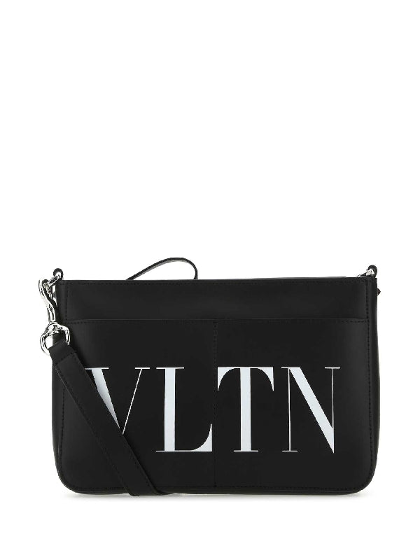 Vltn プリントレザークロスバッグ