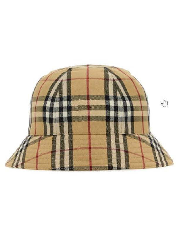 Vintage Check Nylon Bucket Hat