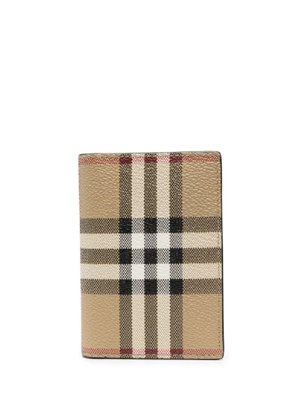 Vintage Check Card Wallet