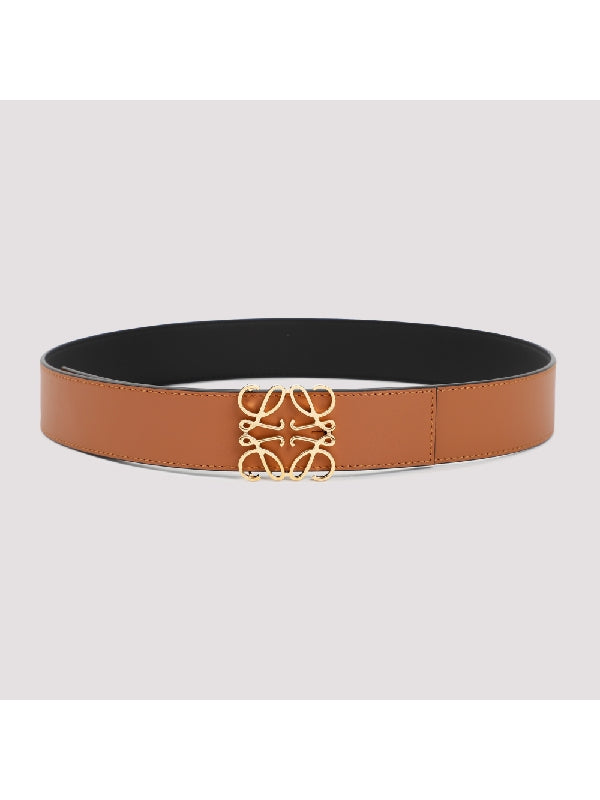 Anagram Buckle Calfskin Belt