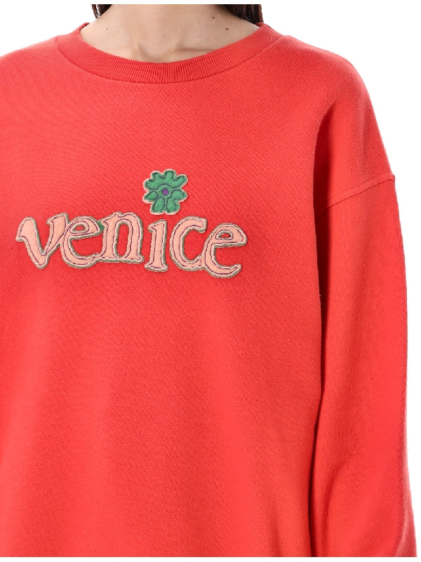 Venice Patch Embellished Sweatshirt