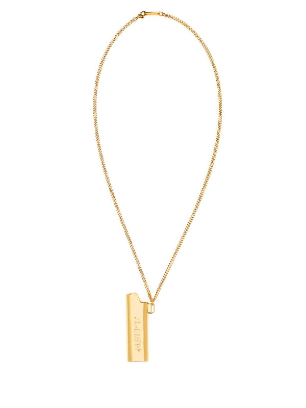 Logo Lighter Case Charm Necklace