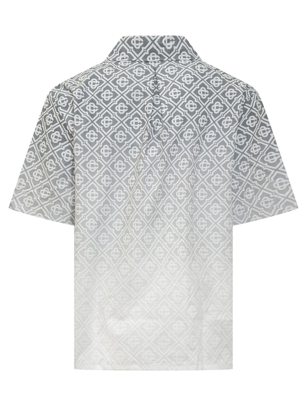 Allover Gradient Pattern Short Sleeve Shirt