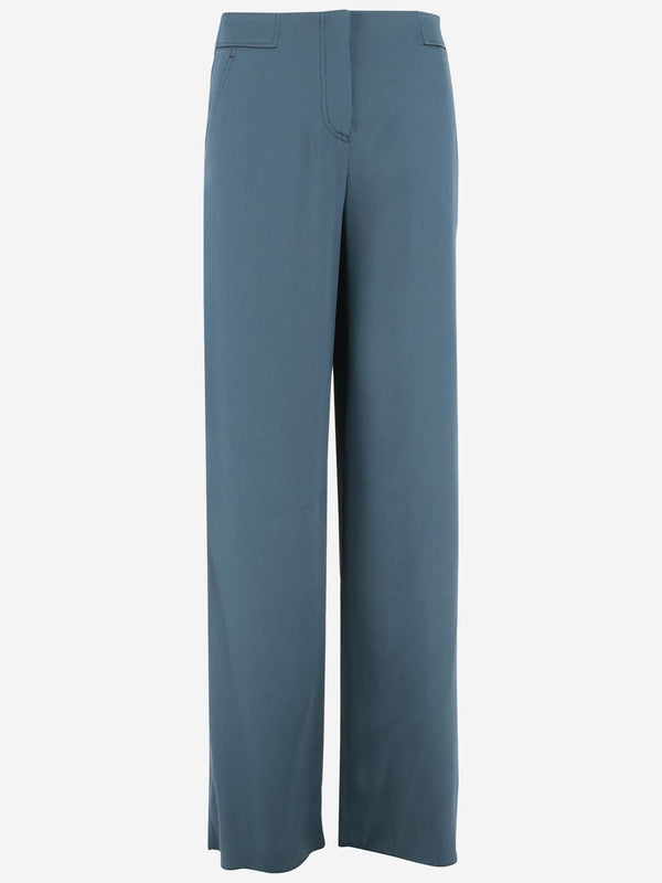 Back Pocket Silk Pants