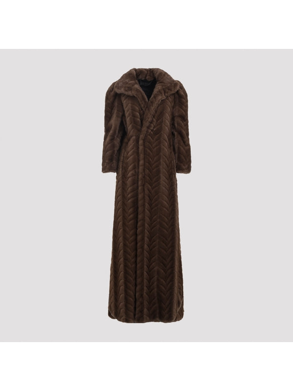 Balenciaga Brown Fur & Shearling