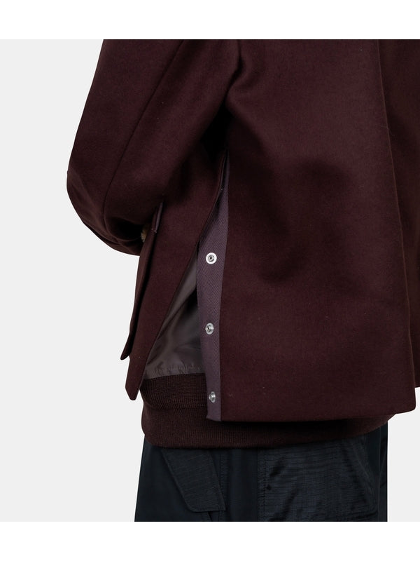 Sacai Burgundy Red Coats