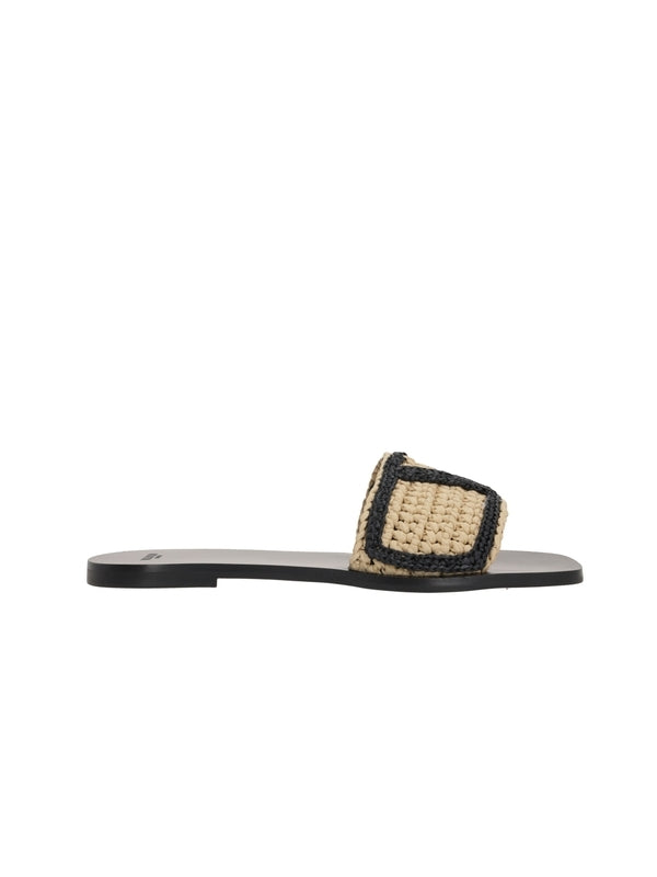 Valentino Beige Slides