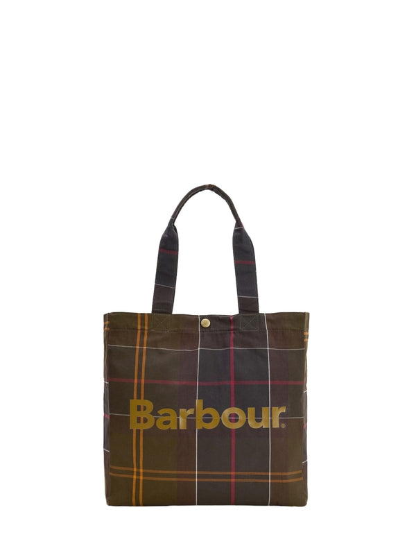 Barbour Multicolor Checked Tote Bags