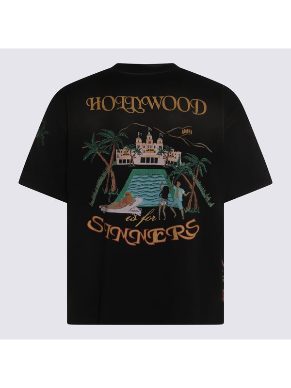 Amiri Black Half Sleeve