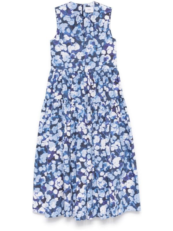 Erdem Blue Midi Dress