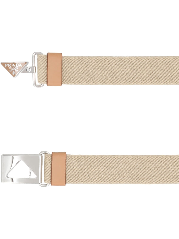 Triangle Logo Buckle Belt