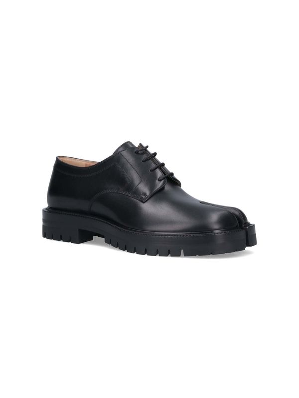 Tabi Leather Lace-Up Shoes