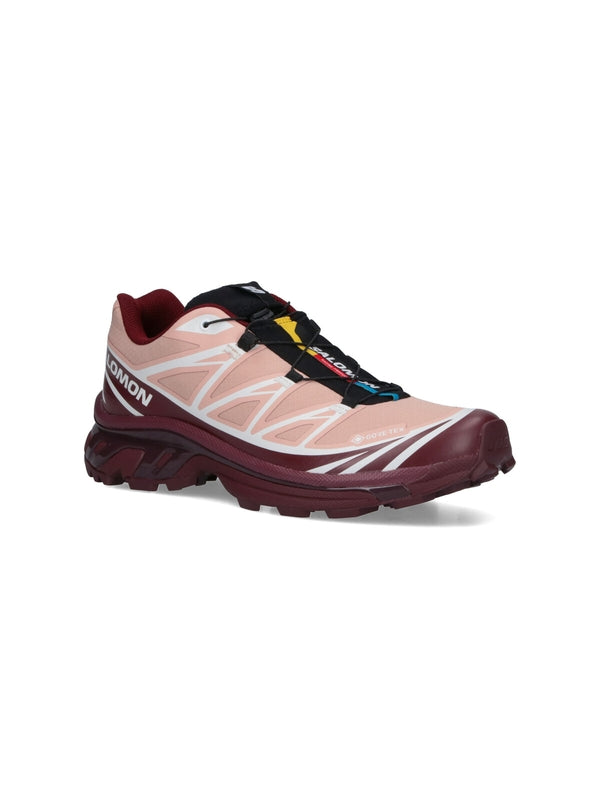 Salomon Pink Low Top Sneakers