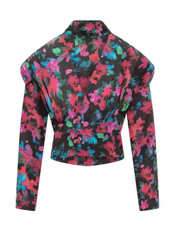 Martina Floral Cutout Blouse