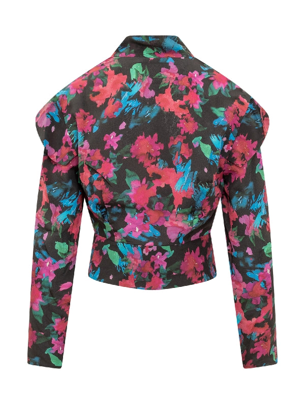 Martina Floral Cutout Blouse