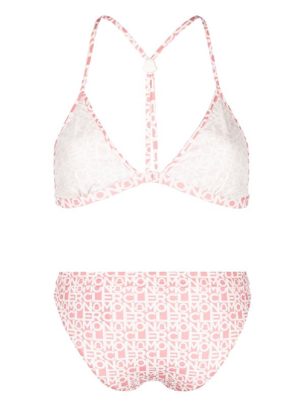 Allover Logo Printing Bikini
  Set