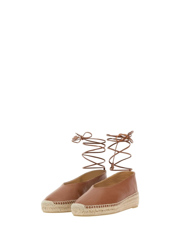 Castañer Brown Flat Shoes