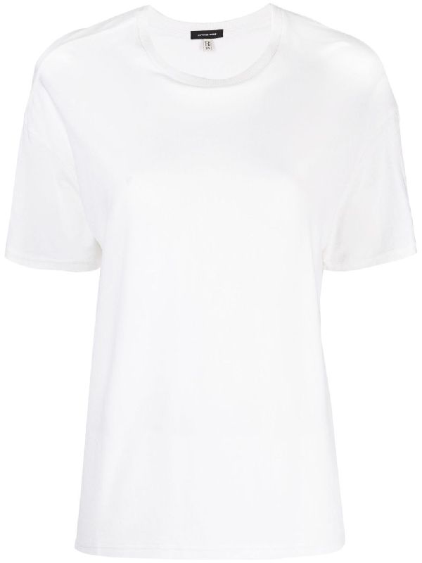 Cotton Cashmere Crewneck T-Shirt