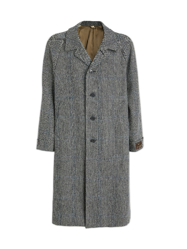 Wool Cashmere Blend Single Coat