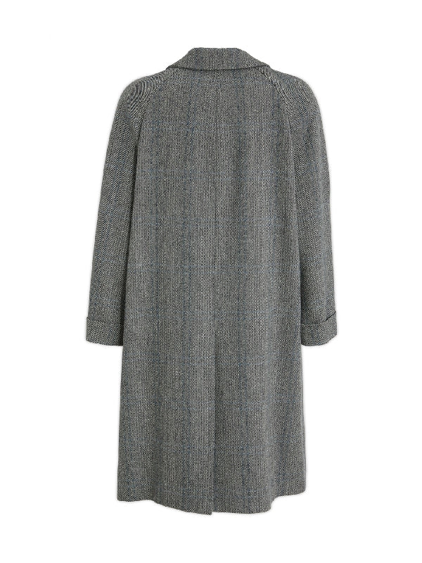 Wool Cashmere Blend Single Coat