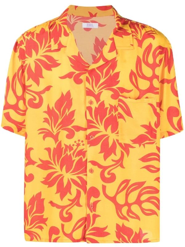 Tropical Flower Print Shirt