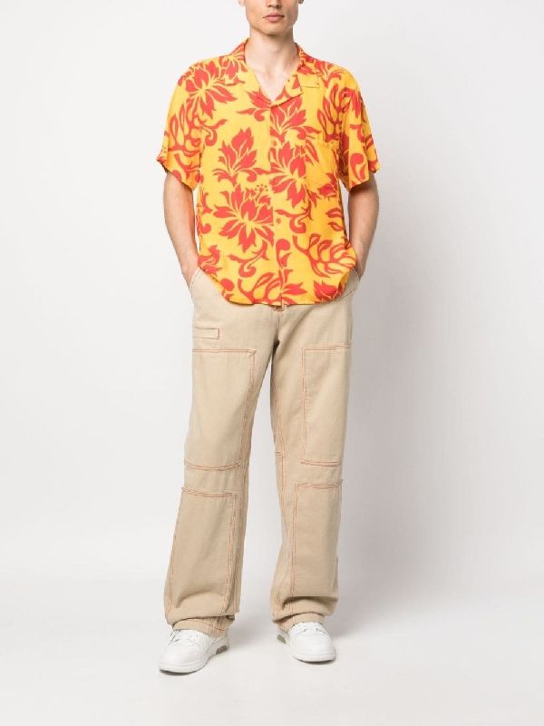 Tropical Flower Print Shirt