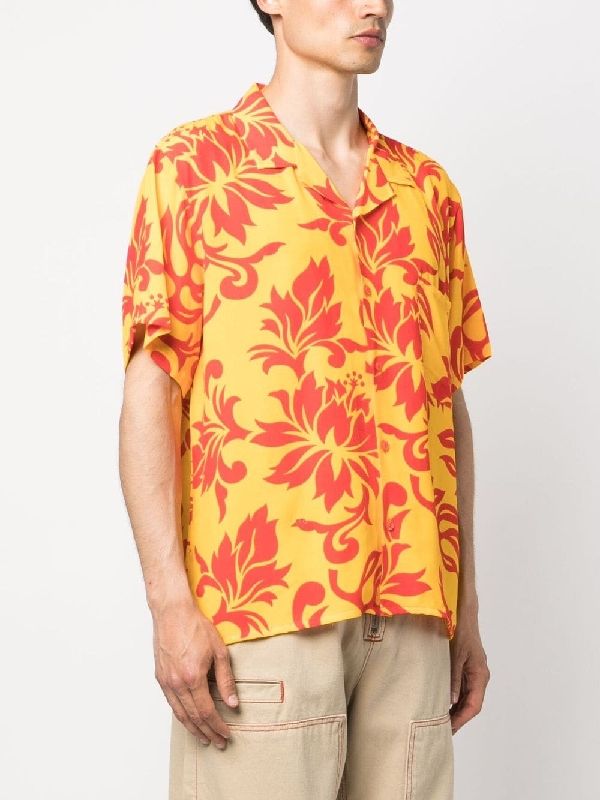 Tropical Flower Print Shirt