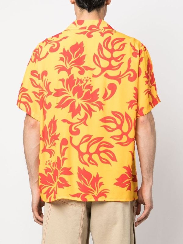 Tropical Flower Print Shirt