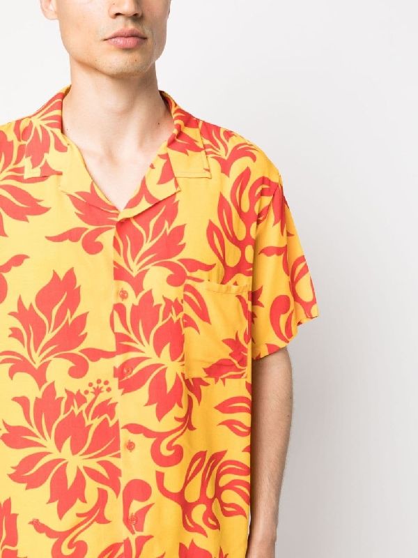 Tropical Flower Print Shirt