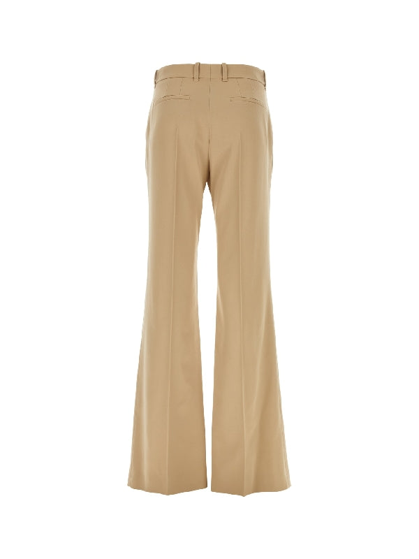 Wool Flare Pants