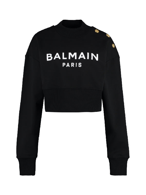 Shoulder Button Logo Sweatshirt