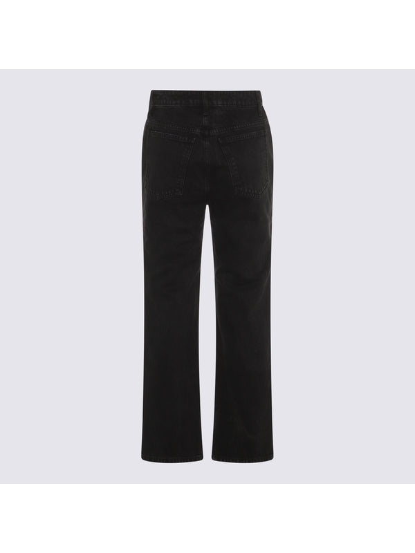 Khaite Black Denim Pants