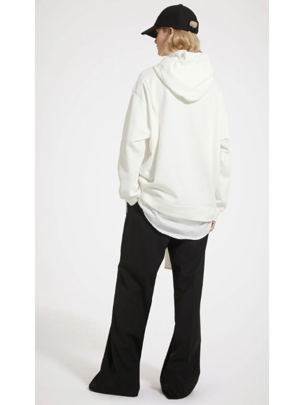 Layered Drawstring Hoodie