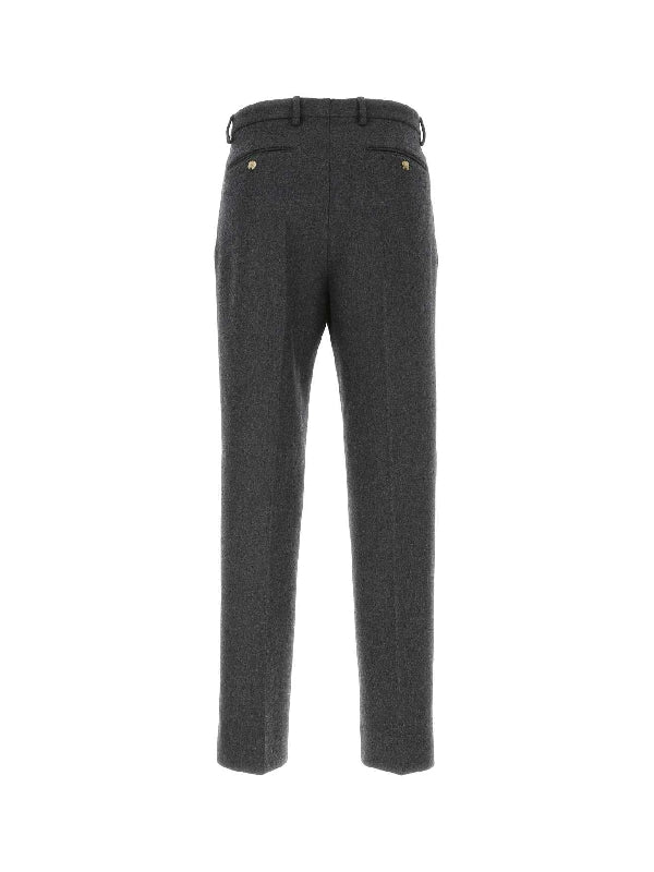 Wool Cashmere Tailored Pants