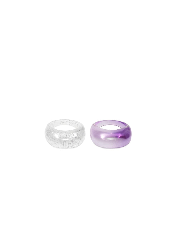 Bat Violet Ring Set