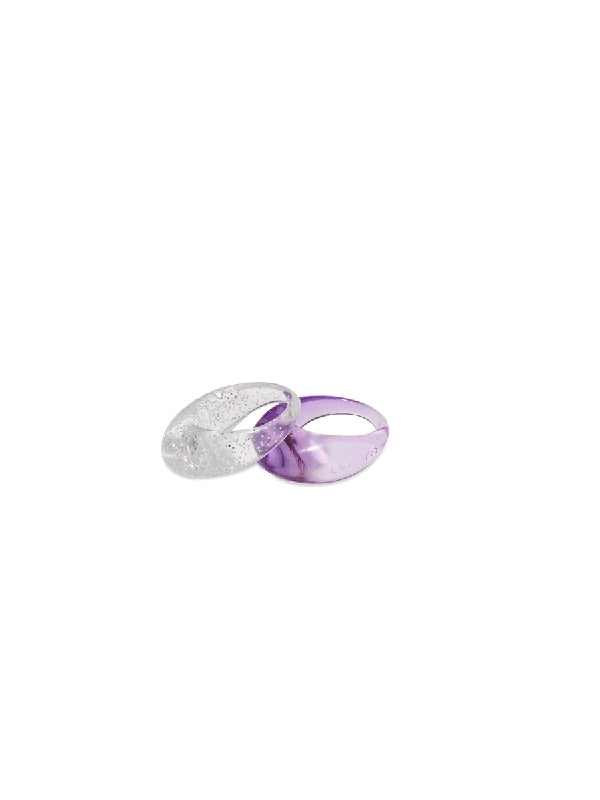 Bat Violet Ring Set